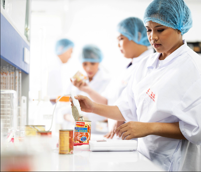 Testing a canned product